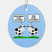 Kühe Keramikornament (Links)