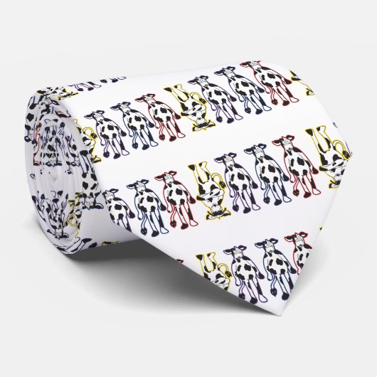 Kühe Krawatte (Gerollt)