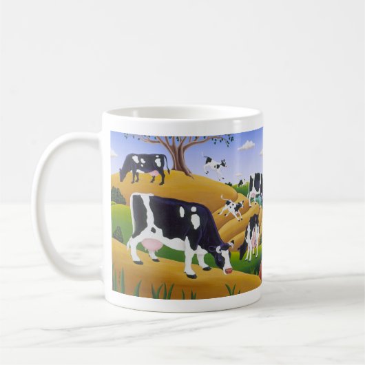 Kühe, Kühe, Kühe Kaffeetasse (Links)