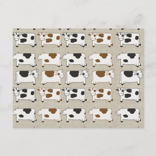 Kühe Kühe Kühe Postkarte (Vorderseite)