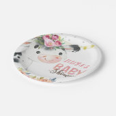 Kühe Landtiere Barnyard Pappteller (Schrägansicht)