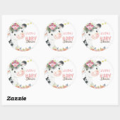 Kühe Landtiere Barnyard Runder Aufkleber (Blatt)