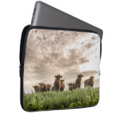 Kühe Laptopschutzhülle (Vorne Rechts)