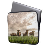 Kühe Laptopschutzhülle (Vorderseite Links)