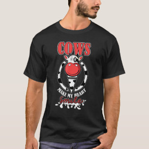 Kühe lassen mein Herz lächeln Cool Cow T-Shirt