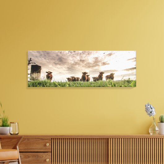 Kühe Leinwanddruck (Insitu (Wohnzimmer))