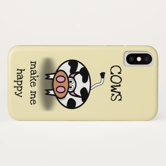 Kühe machen mich glücklich Case-Mate iPhone hülle (Rückseite (Horizontal))