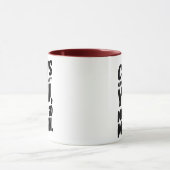 Kühe machen mich glücklich mit Kaffee Tasse (Zentrum)