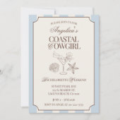 Kühe Mädchen Junggesellinnen-Wochenende Reiseplan  Einladung (Vorderseite)