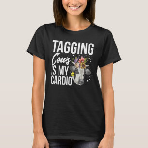 Kühe markieren ist mein Herz für einen Milchkäfer- T-Shirt