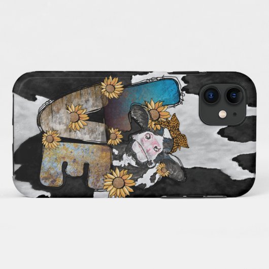 Kühe mit Liebe Case-Mate iPhone Hülle (Rückseite (Horizontal))