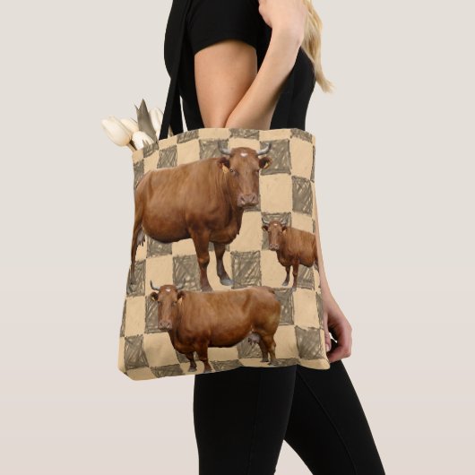 Kühe mit Totbeutel Tasche (Von Nahem)