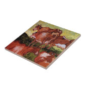 Kühe (nach Jordaens) von Vincent van Gogh Fliese (Seite)