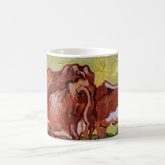 Kühe (nach Jordaens) von Vincent van Gogh Kaffeetasse (Mittel)