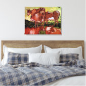 Kühe (nach Jordaens) von Vincent van Gogh Leinwanddruck (Insitu (Schlafzimmer))
