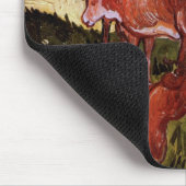 Kühe (nach Jordaens) von Vincent van Gogh Mousepad (Ecke)