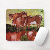 Kühe (nach Jordaens) von Vincent van Gogh Mousepad (Mit Mouse)