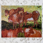 Kühe (nach Jordaens) von Vincent van Gogh Puzzle