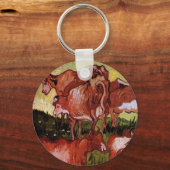 Kühe (nach Jordaens) von Vincent van Gogh Schlüsselanhänger (Vorderseite)