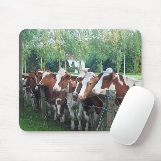 Kühe neugierig mousepad (Mit Mouse)
