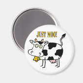 Kühe: Nur Moo! Magnet (Vorderseite/Rückseite)