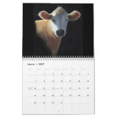 KÜHE: Originalvorlage der verschiedenen Kühe Kalender (Mär 2027)