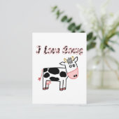 Kühe Postkarte (Stehend Vorderseite)