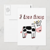 Kühe Postkarte (Vorne/Hinten)