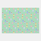 Kühe Schaflämmer Mäuse Kinder Geschenkpapier Set (Vorderseite)