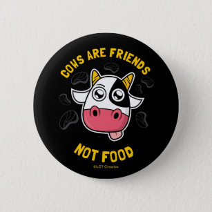 Kühe sind Freund-nicht Nahrung Button