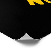 Kühe sind Freunde, die nichts essen Poster (Ecke)