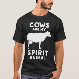 Kühe sind mein Seelentier Lustige Kuh T-Shirt