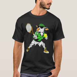 Kühe TennisTennis Spieler Kuh T-Shirt