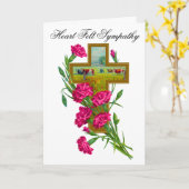 Kühe und Blume der Nelken - Sympathiekarte 7 Karte (Gelbe Blume)