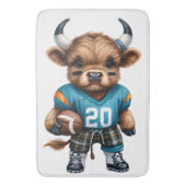 Kühe und Fußball Badematte (Vorderseite Vertikal)