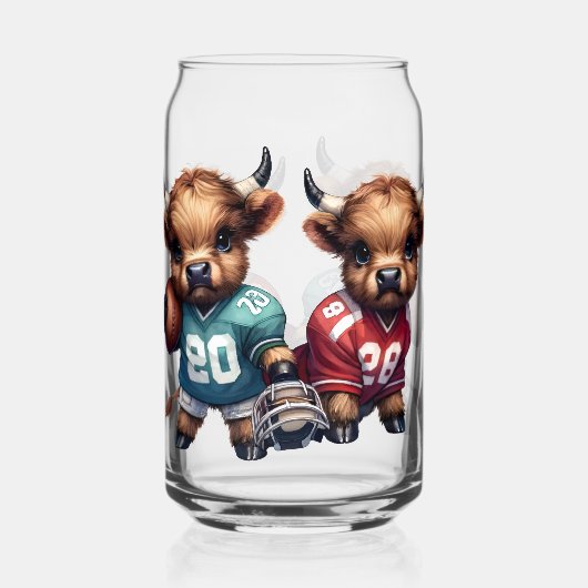 Kühe und Fußball Dosenglas (Rückseite)