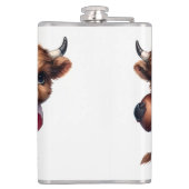 Kühe und Fußball Flachmann (Rückseite)