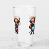 Kühe und Fußball Glas (Links)