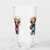 Kühe und Fußball Glas (Rechts)