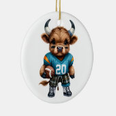 Kühe und Fußball Keramik Ornament (Rechts)