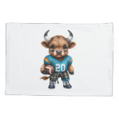 Kühe und Fußball Kissenbezug (Rückseite-Links)