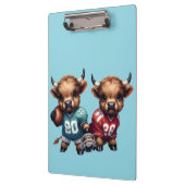 Kühe und Fußball Klemmbrett (Links)