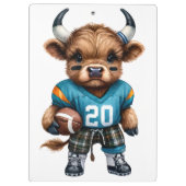 Kühe und Fußball Klemmbrett (Rückseite)