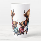 Kühe und Fußball Milchtasse (Vorderseite)