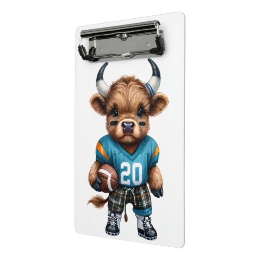 Kühe und Fußball Mini Klemmbrett (Gewinkelt2)