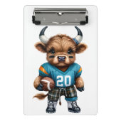 Kühe und Fußball Mini Klemmbrett (Vorderseite)