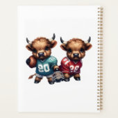 Kühe und Fußball Planer (Rückseite)