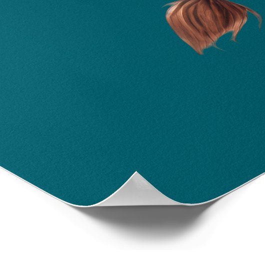 Kühe und Fußball Poster (Ecke)