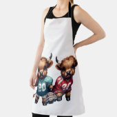 Kühe und Fußball Schürze (InSitu)