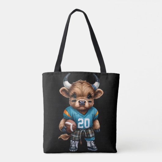 Kühe und Fußball Tasche (Rückseite)